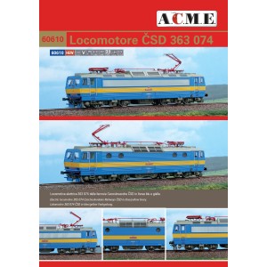 AC60610 1:87 Lokomotywa 363 074, "CSD", EP.V