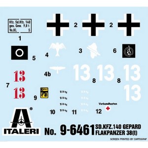 I96461 1:35 SD.KFZ.140 FLAKPANZER 38 GEPARD