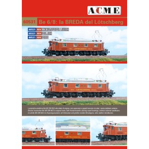 AC69531 1:87 LOKOMOTYWA Ae6/8 204 BLS,ep.II dźwięk