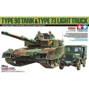 Tamiya 25186 JGSDF Type 90 Tank & Type 73 Light T.