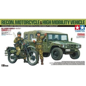 Tamiya 25188 JGSDF Reconnaissance Motorcycle & HMV