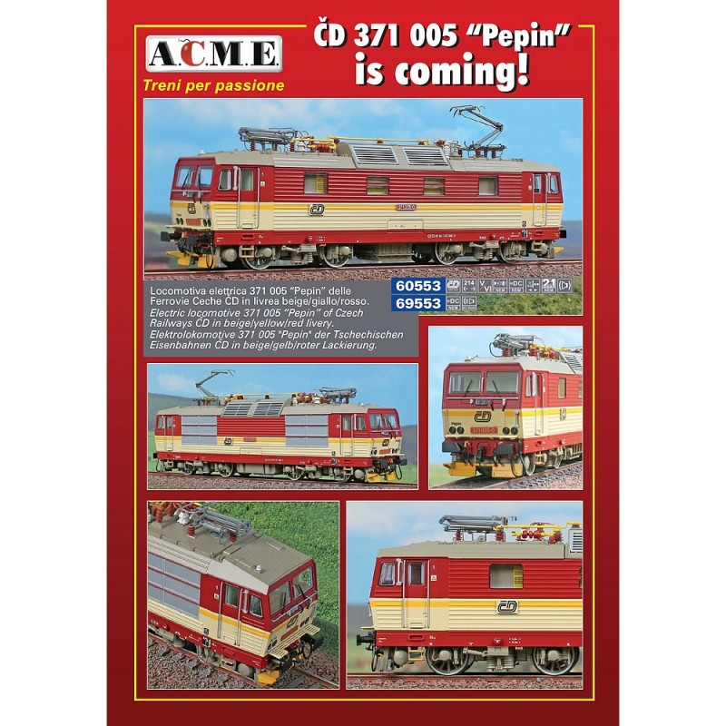 AC69553 1:87 LOKOMOTYWA,CD 371.005 "Pepin" EP.V SO