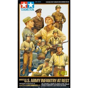 Tamiya 32552 1/48 US Army Infantry at Rest