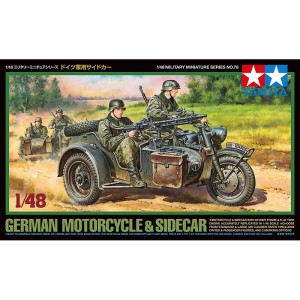 Tamiya 32578 1/48 German Bike & Sidecar