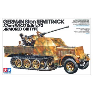 Tamiya 35144 1/35 8t Semi-Truck Flak 37 Sd.Kfz.