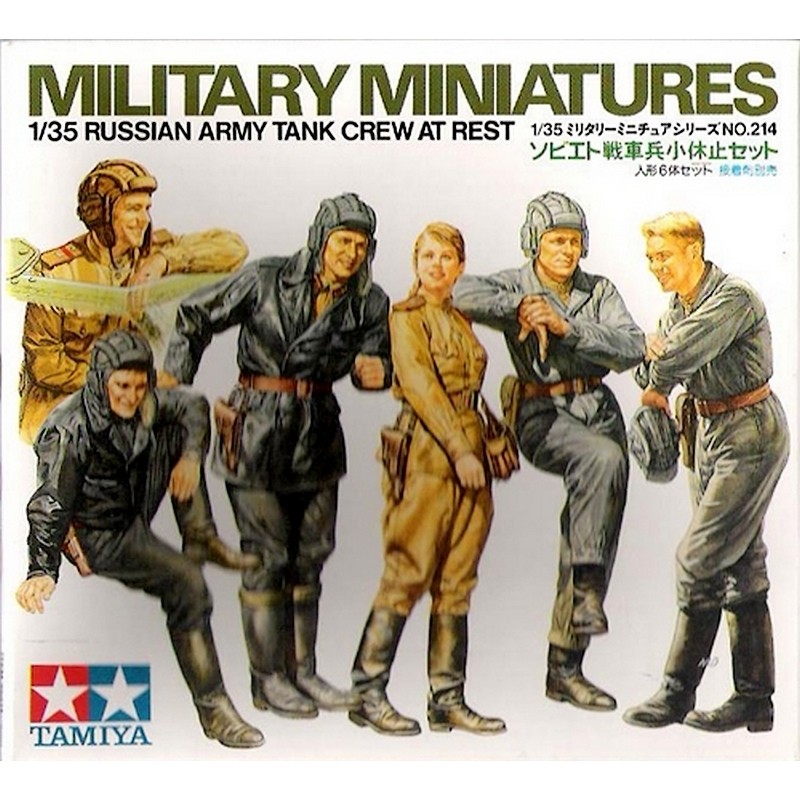Tamiya 35214 Russian Army Tank Crew at Rest