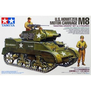 Tamiya 35312 1/35 M8 Carriage w/3 Figures