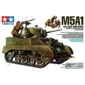 Tamiya 35313 1/35 M5A1 w/4 Figures