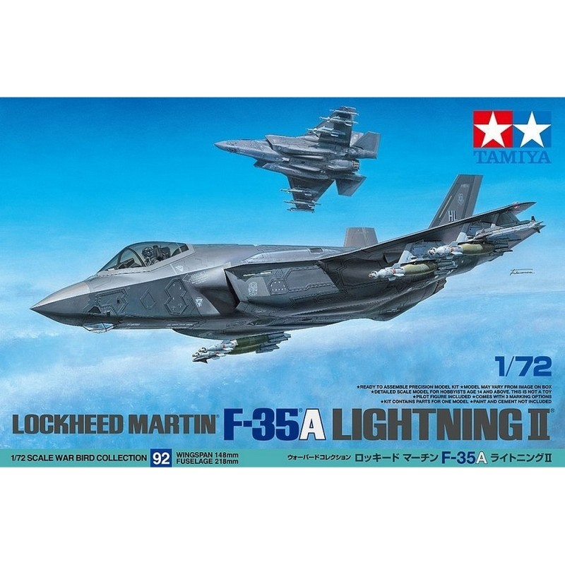 Tamiya 60792 1/72 Lockheed Martin F-35 A Lightning