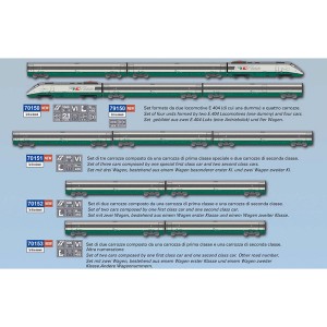 AC70151 1:87 ZEST.3 wagonów ETR500, 1x1kl, 2x2kl