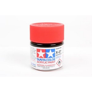 Tamiya 81027 X-27 Clear Red