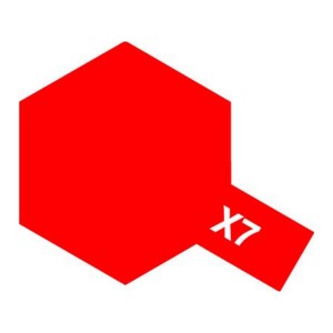 Tamiya 81507 Acrylic Mini X-7 Red
