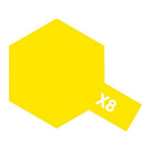 Tamiya 81508 Acrylic Mini X-8 Lemon Yellow