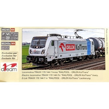 AC90245S 1:87 LOKOM.TRAXX 594 "Orlen-KolTrans"(DŹ)