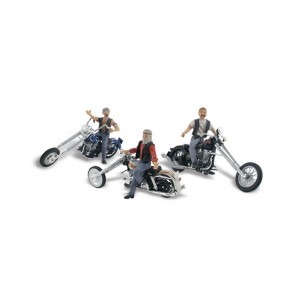WAS5554 H0: Motocykle Bad Boy Bikers